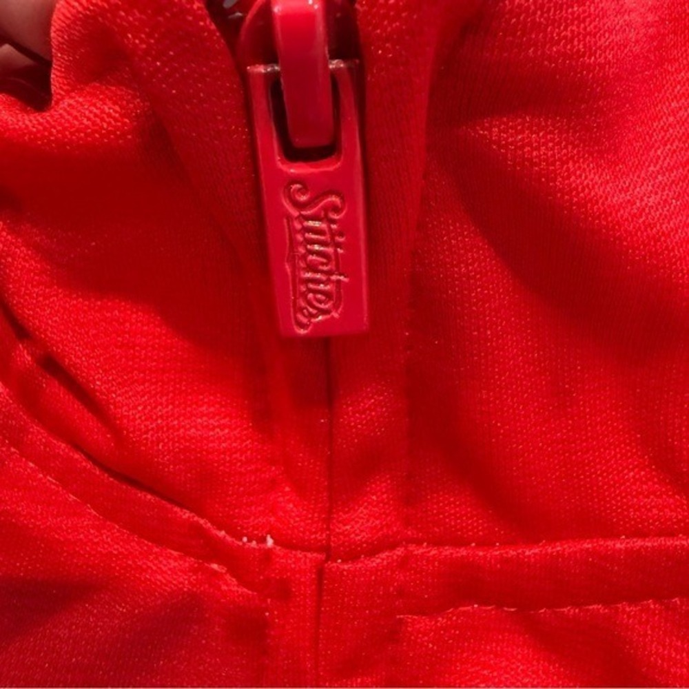 Stitches MLB NY Yankees Full Zip Track Jacket Red Unisex Women's L Men's S EUC - Picture 10 of 14
